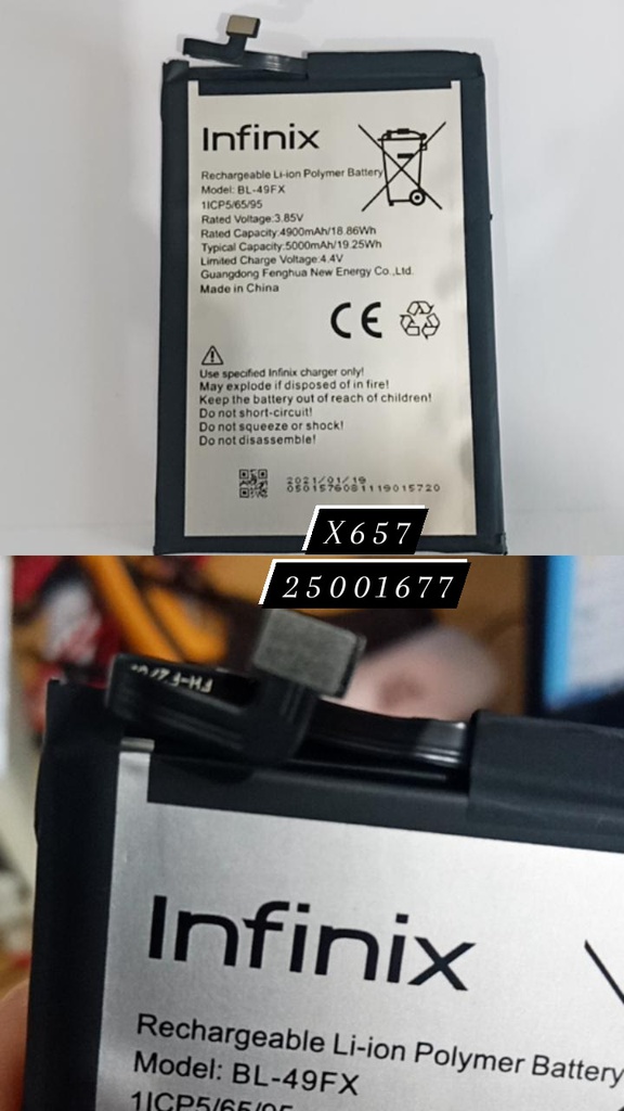 Bat Infinix BL 49FX 4900mAh VK IN